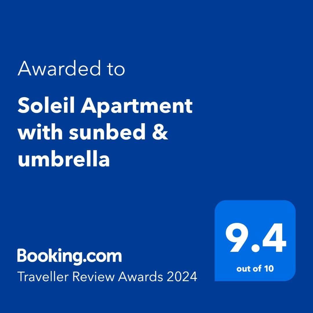 Soleil Apartment With Sunbed & Umbrella Вльора Екстер'єр фото